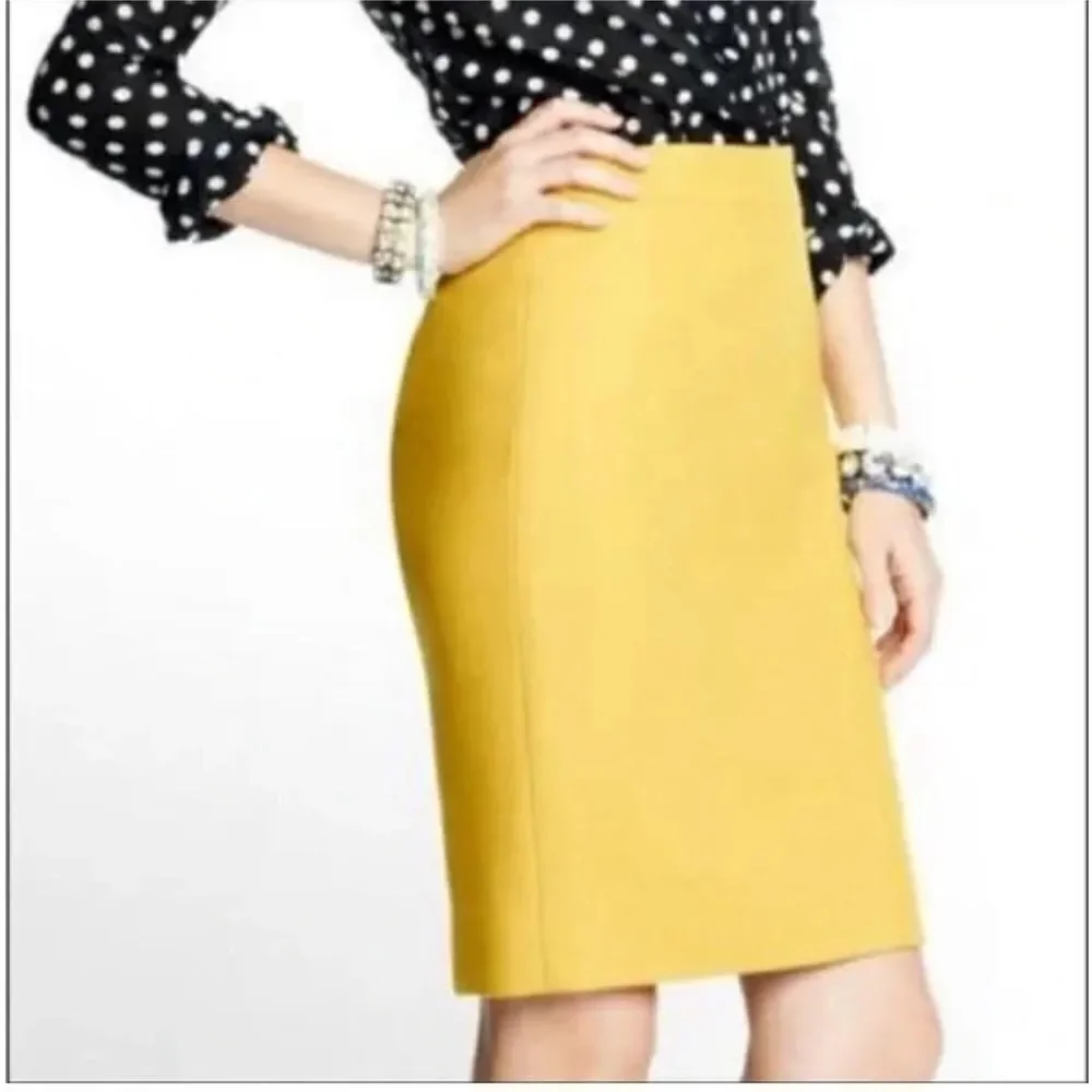 Cabi 992 Curry Marigold Yellow Skirt